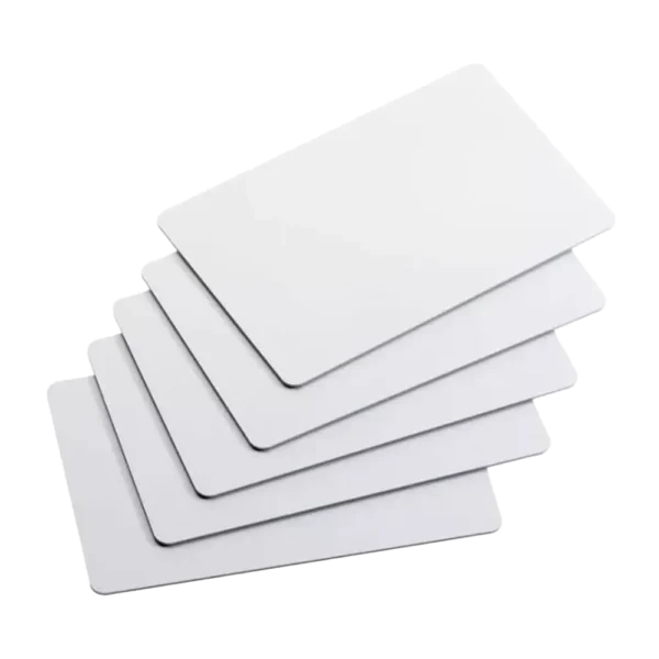 Tarjetas  PVC Blancas - Paquete 100 unidades