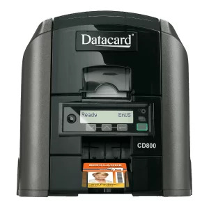 Entrust CD800 – Impresora de tarjetas dual sided rápida y profesional para credenciales seguras